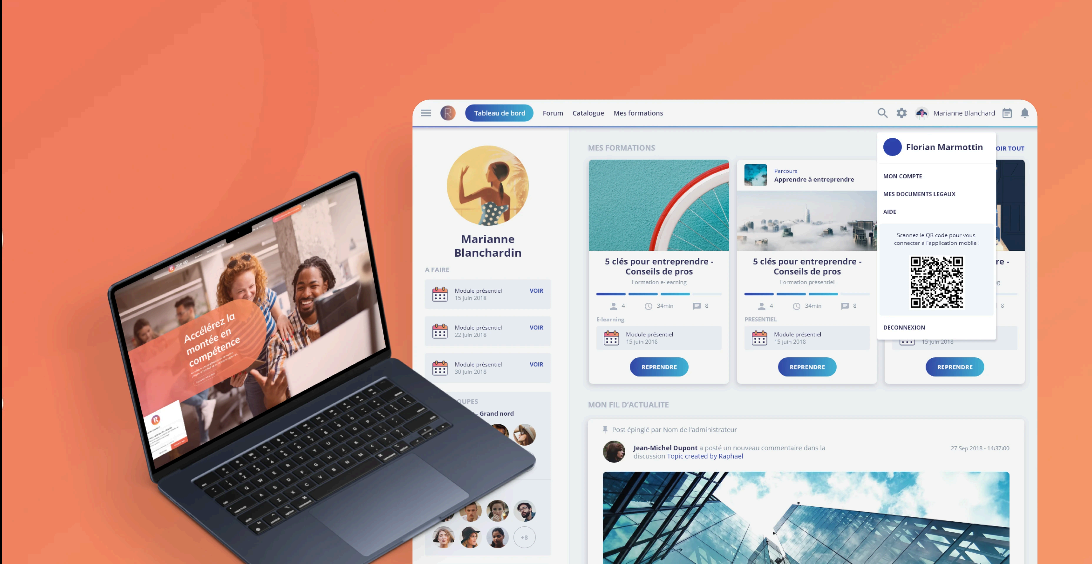 E-learning LMS · UX/UI · Design System · B2B · E-learning